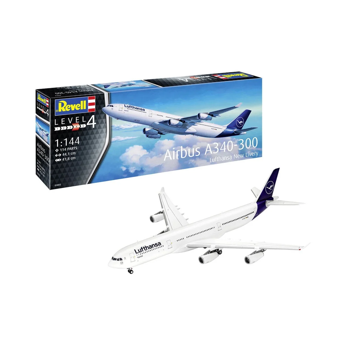 A340-300 Lufthansa New Livery, 1/144 - Revell 03803