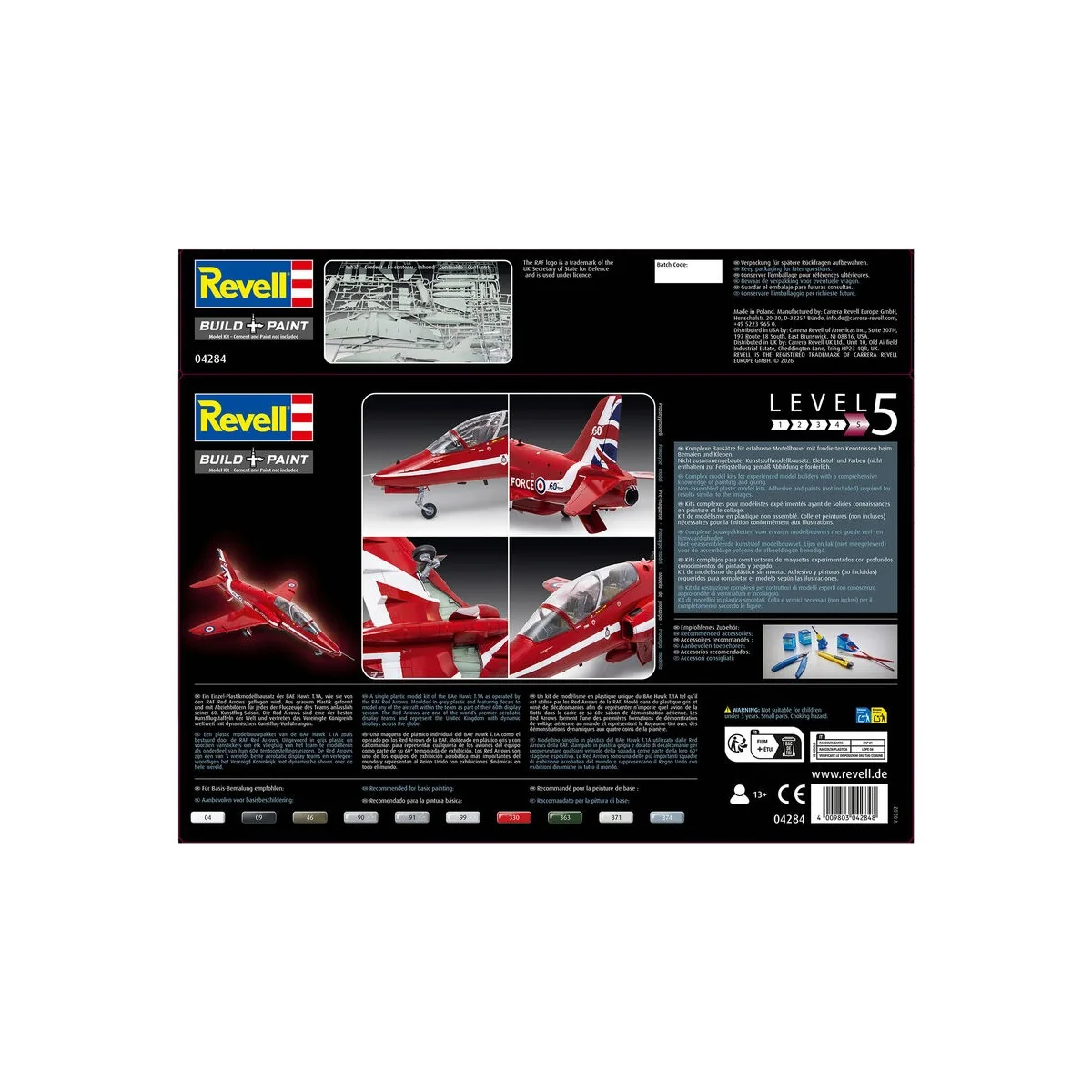 BAe Hawk T.1A RAF Red Arrows, 1/32 - Revell 04284