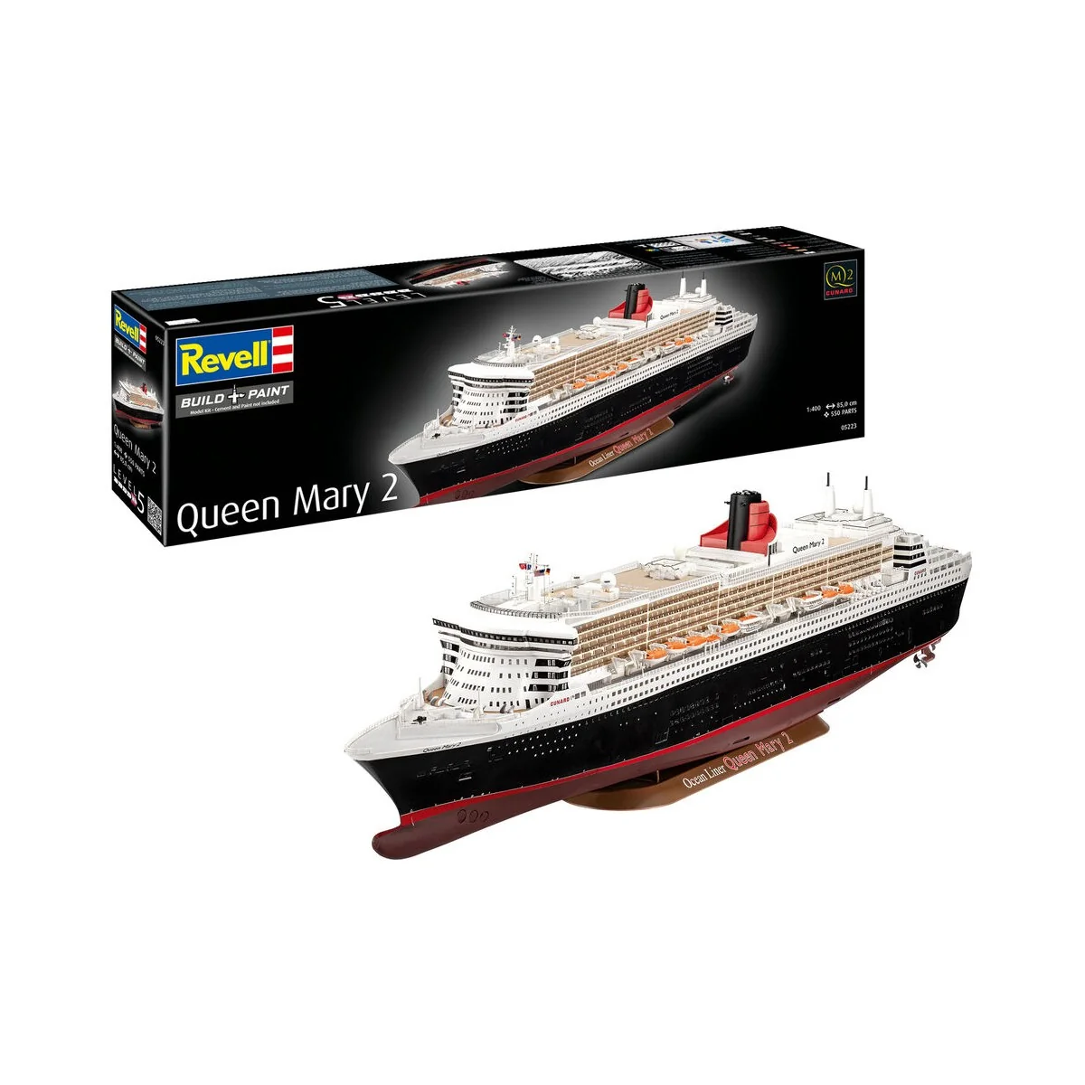 Queen Mary 2, 1/400 - Revell 05223 Queen Mary 2, 1/400 - Revell 05223