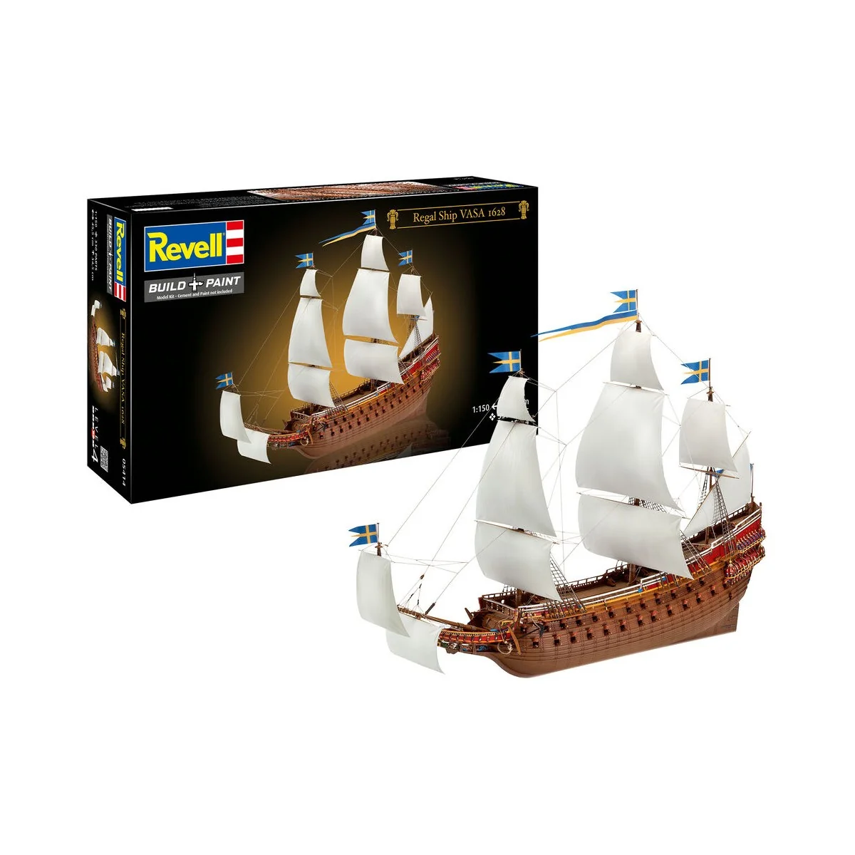 Swedish Regal Warship Vasa, 1/150 - Revell 05414