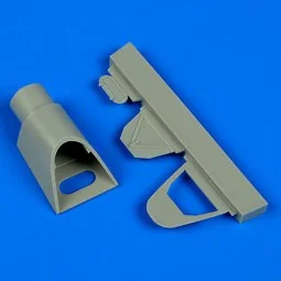 BF 109G opened cocpits rear bulkhed Eq.M - Quickboost QB48 637