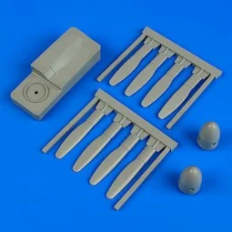 P-61A Black Widow propeller w/tool f.HBo, 1/48 - Quickboost QB48 642