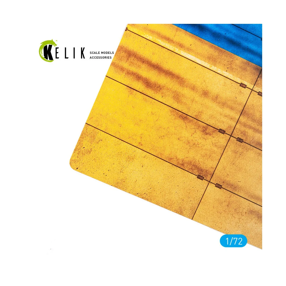 Concrete plates With Ukrainian flag - Acrylic 3 mm (280 x 180 mm) (...