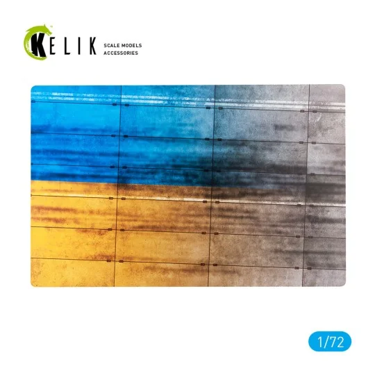 Concrete plates With Ukrainian flag - Acrylic 3 mm (280 x 180 mm) (...