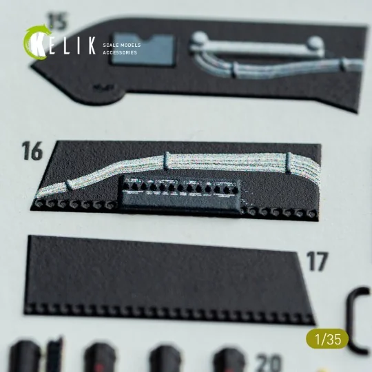 S-64E Skycrane - interior 3D decals for ICM kit, 1/35 - Kelik K35038 S-64E Skycrane - interior 3D decals for ICM kit, 1/35 - Kelik K35038