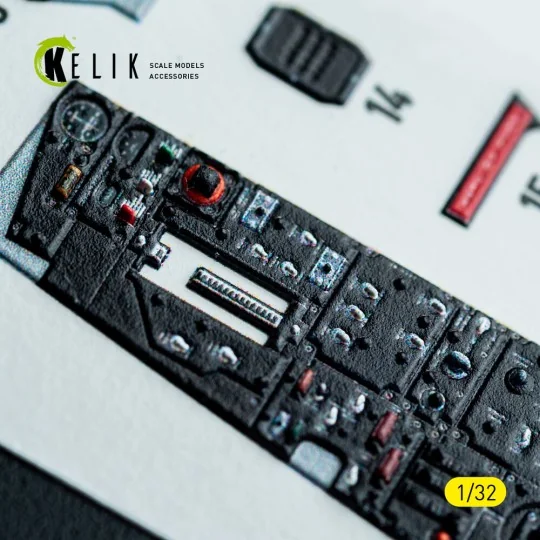 F-4C - interior 3D decals for Tamiya kit, 1/32 - Kelik K32048