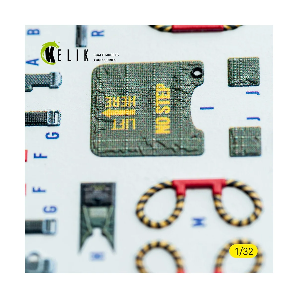 F-4C - interior 3D decals for Tamiya kit, 1/32 - Kelik K32048