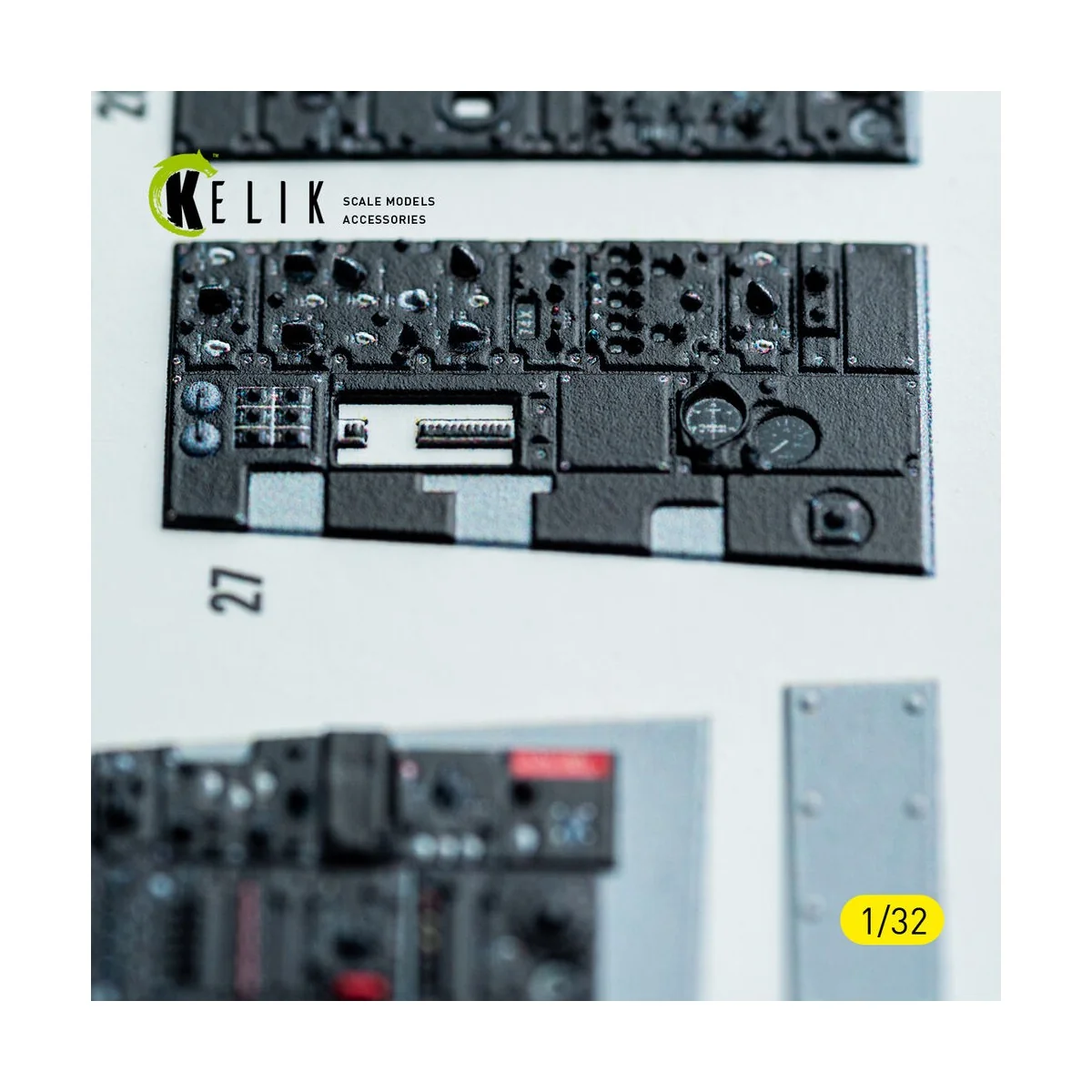 F-4C - interior 3D decals for Tamiya kit, 1/32 - Kelik K32048