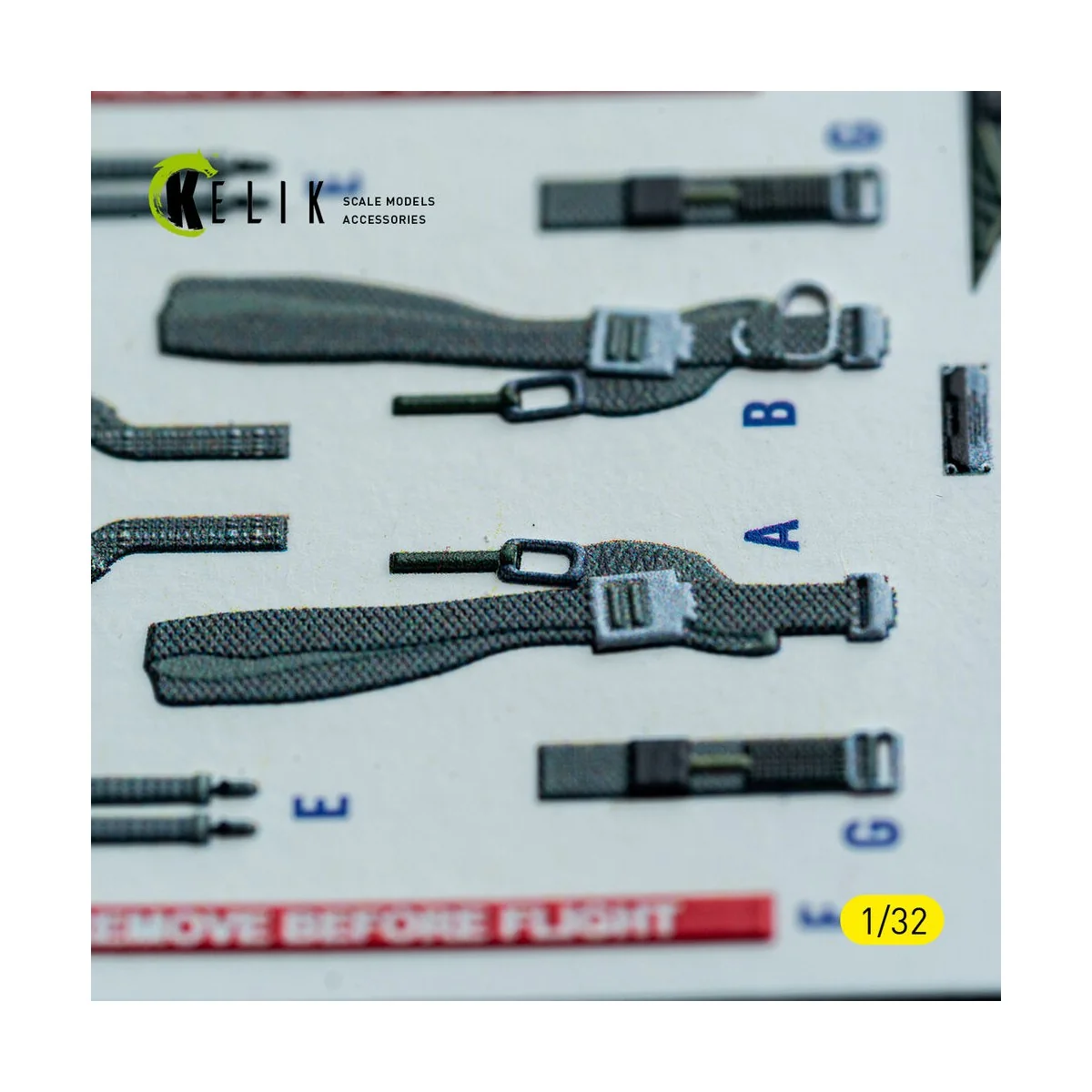 F-4D - interior 3D decals for Tamiya kit, 1/32 - Kelik K32049