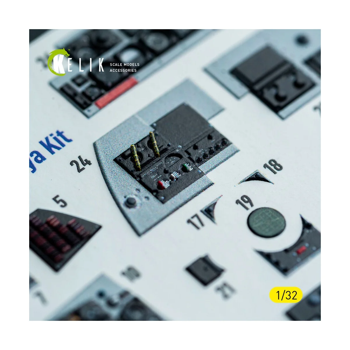 F-4D - interior 3D decals for Tamiya kit, 1/32 - Kelik K32049
