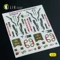 F-4D - interior 3D decals for Tamiya kit, 1/32 - Kelik K32049