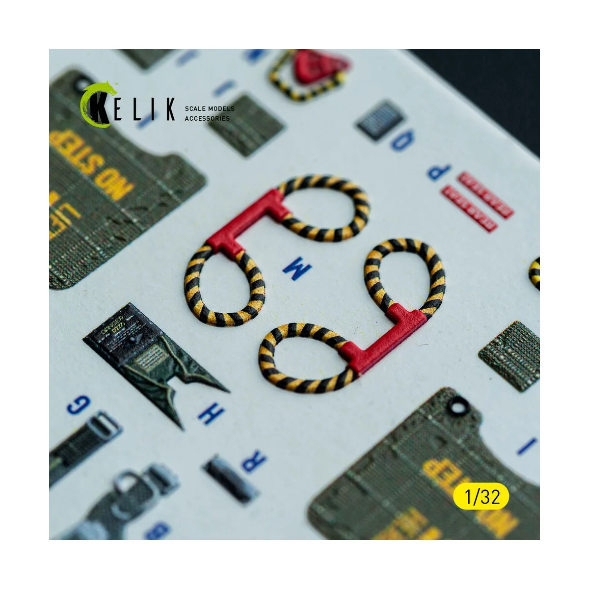 F-4D - interior 3D decals for Tamiya kit, 1/32 - Kelik K32049