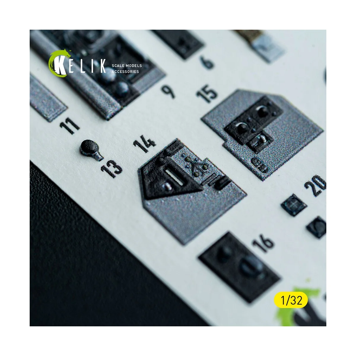 F-86D - interior 3D decals for Kitty Hawk/Zimi models kit, 1/32 - K...