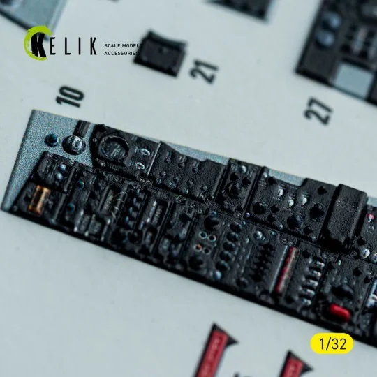 F-4D - interior 3D decals for Tamiya kit, 1/32 - Kelik K32049