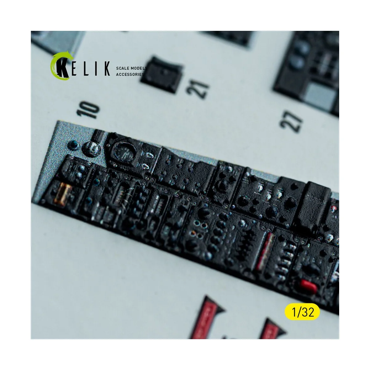 F-4D - interior 3D decals for Tamiya kit, 1/32 - Kelik K32049