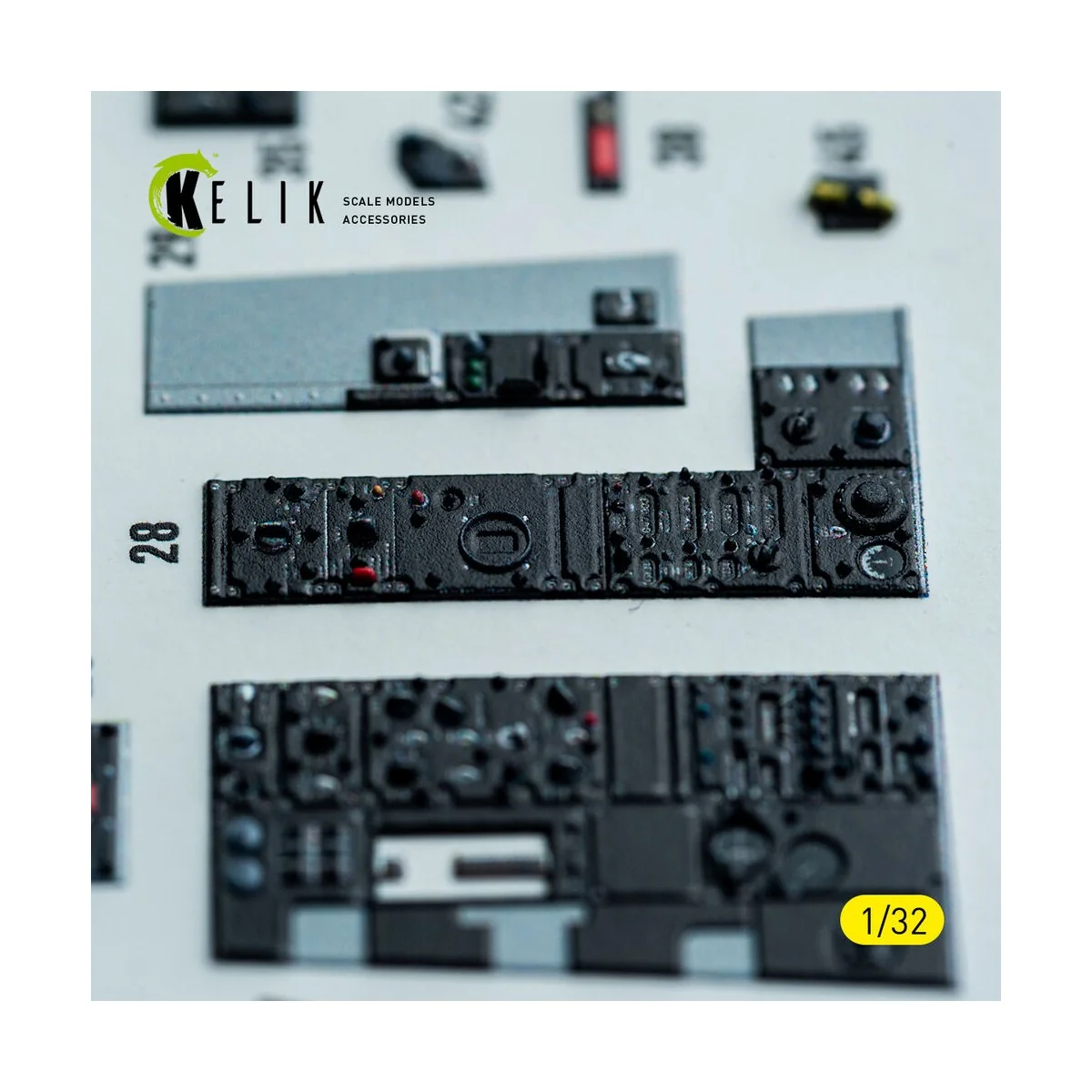 F-4D - interior 3D decals for Tamiya kit, 1/32 - Kelik K32049