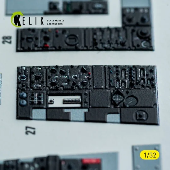 F-4D - interior 3D decals for Tamiya kit, 1/32 - Kelik K32049
