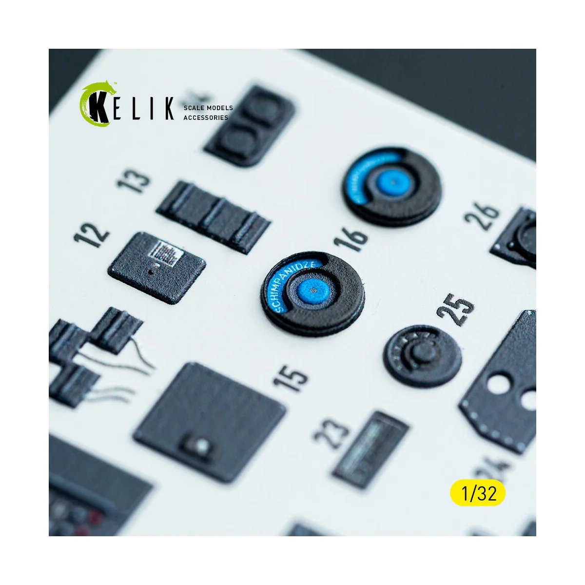 Ju-87D - interior 3D decals for Hasegawa kit, 1/32 - Kelik K32050 Ju-87D - interior 3D decals for Hasegawa kit, 1/32 - Kelik K32050