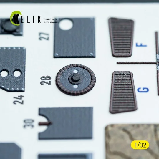 Ju-87D - interior 3D decals for Hasegawa kit, 1/32 - Kelik K32050 Ju-87D - interior 3D decals for Hasegawa kit, 1/32 - Kelik K32050