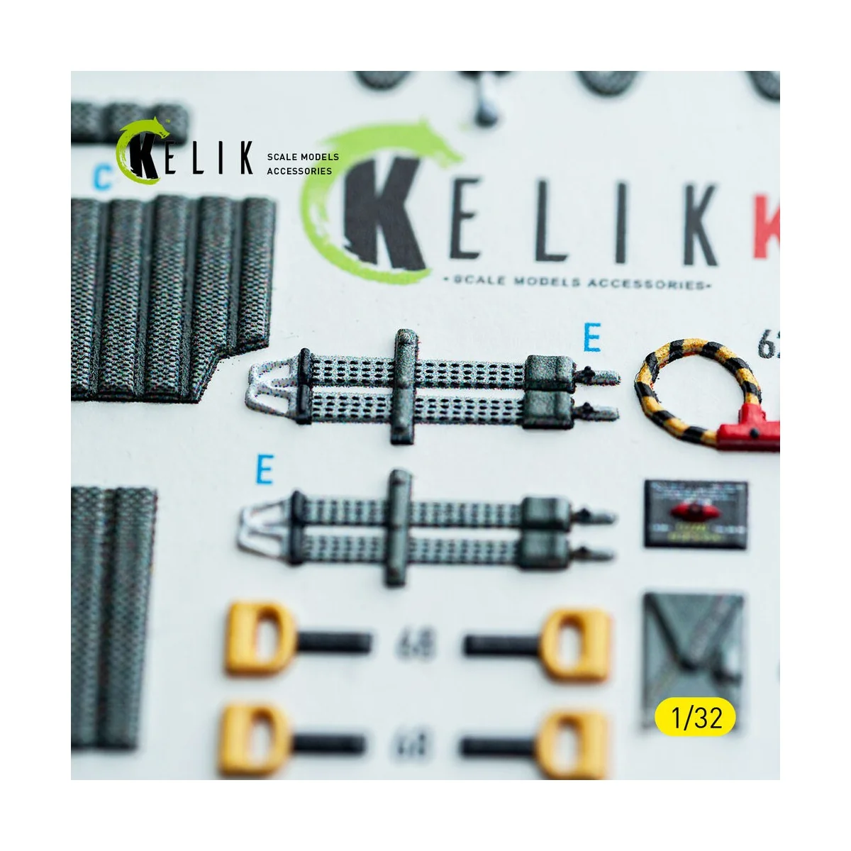 F-14A - interior 3D decals for Tamiya kit, 1/32 - Kelik K32053