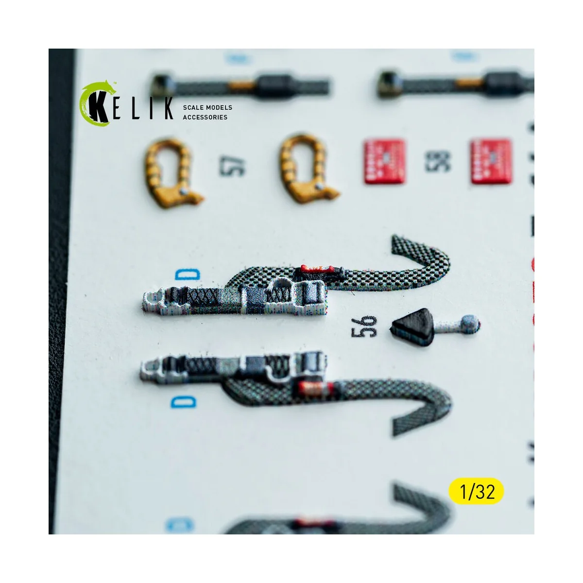 F-14A - interior 3D decals for Tamiya kit, 1/32 - Kelik K32053