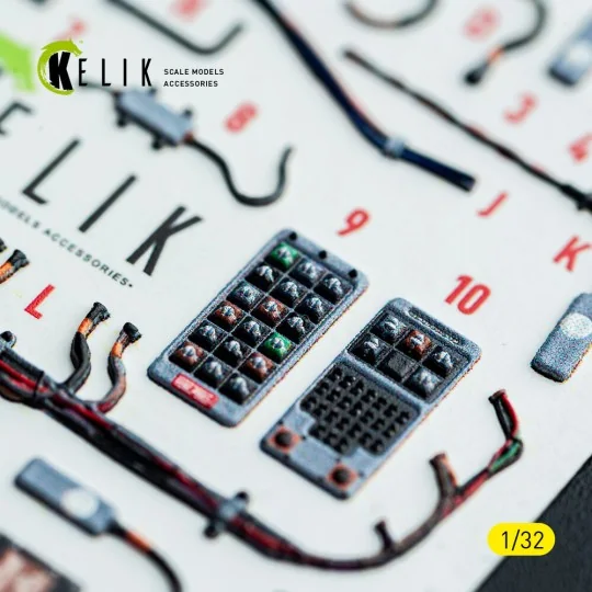 F-15C MSIP II- interior 3D decals for Tamiya kit, 1/32 - Kelik K32052 F-15C MSIP II- interior 3D decals for Tamiya kit, 1/32 - Kelik K32052