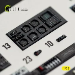 OV-10D Bronco - interior 3D decals for Kitty Hawk/Zimi models kit, ...