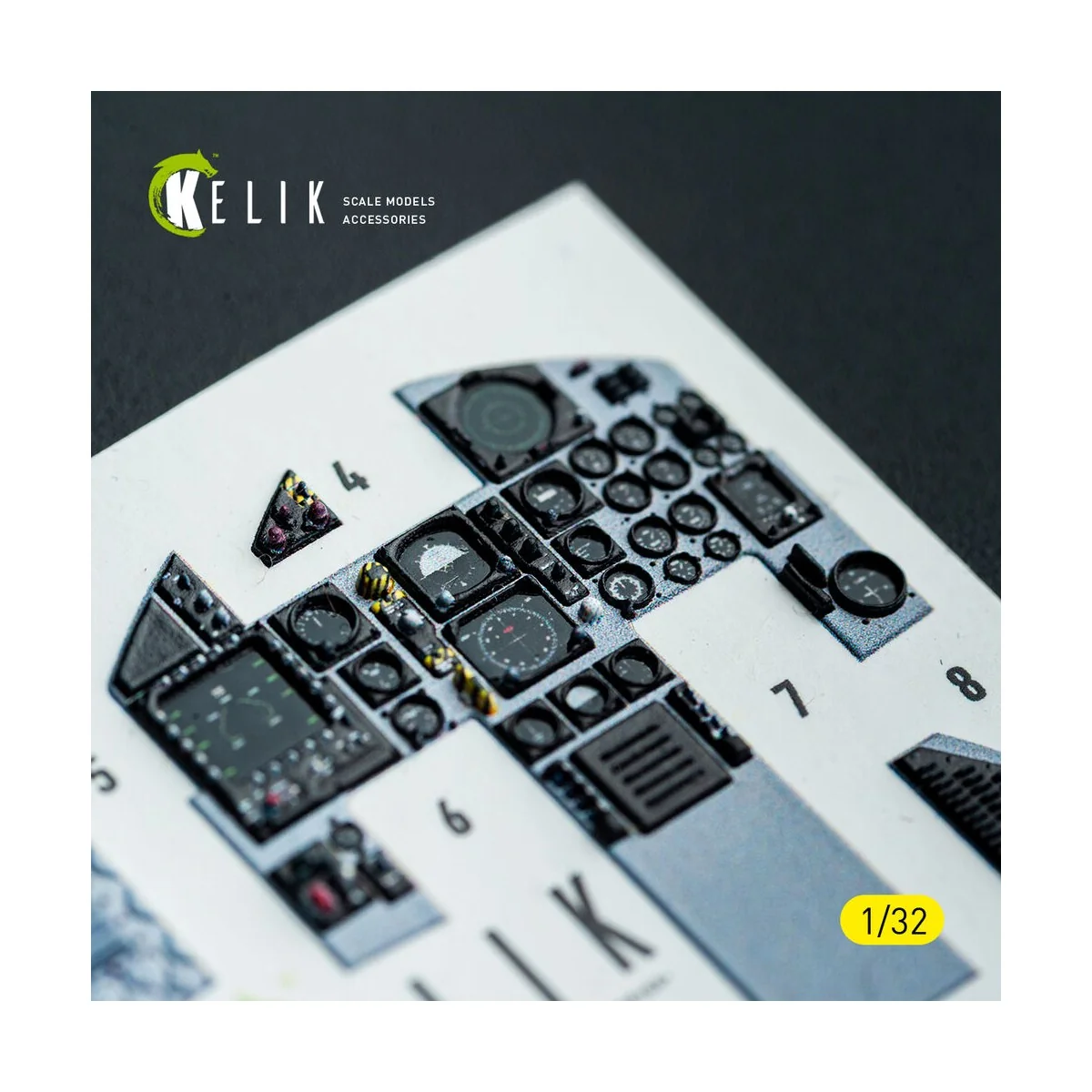 F-15C MSIP II- interior 3D decals for Tamiya kit, 1/32 - Kelik K32052 F-15C MSIP II- interior 3D decals for Tamiya kit, 1/32 - Kelik K32052