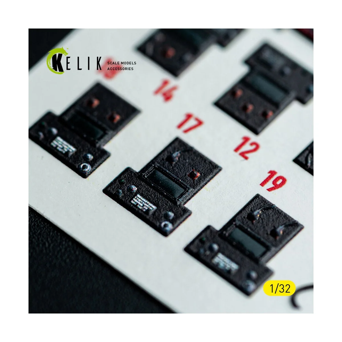 F-15C MSIP II- interior 3D decals for Tamiya kit, 1/32 - Kelik K32052 F-15C MSIP II- interior 3D decals for Tamiya kit, 1/32 - Kelik K32052