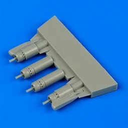 F4U-5 Corsair gun barrels with pylons for Hasegawa, 1/48 - Quickboo...