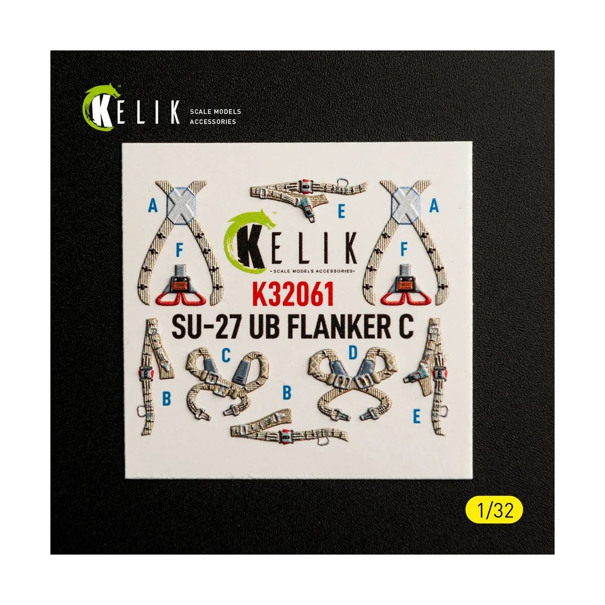 SU-27UB Flanker C - interior 3D decals for Trumpeter kit, 1/32 - Ke... SU-27UB Flanker C - interior 3D decals for Trumpeter kit, 1/32 - Ke...