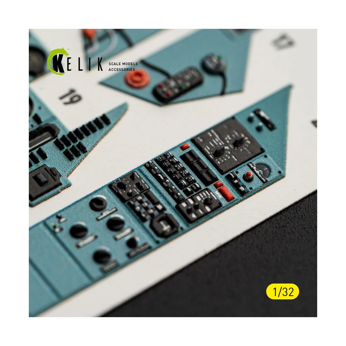 SU-27UB Flanker C - interior 3D decals for Trumpeter kit, 1/32 - Ke... SU-27UB Flanker C - interior 3D decals for Trumpeter kit, 1/32 - Ke...