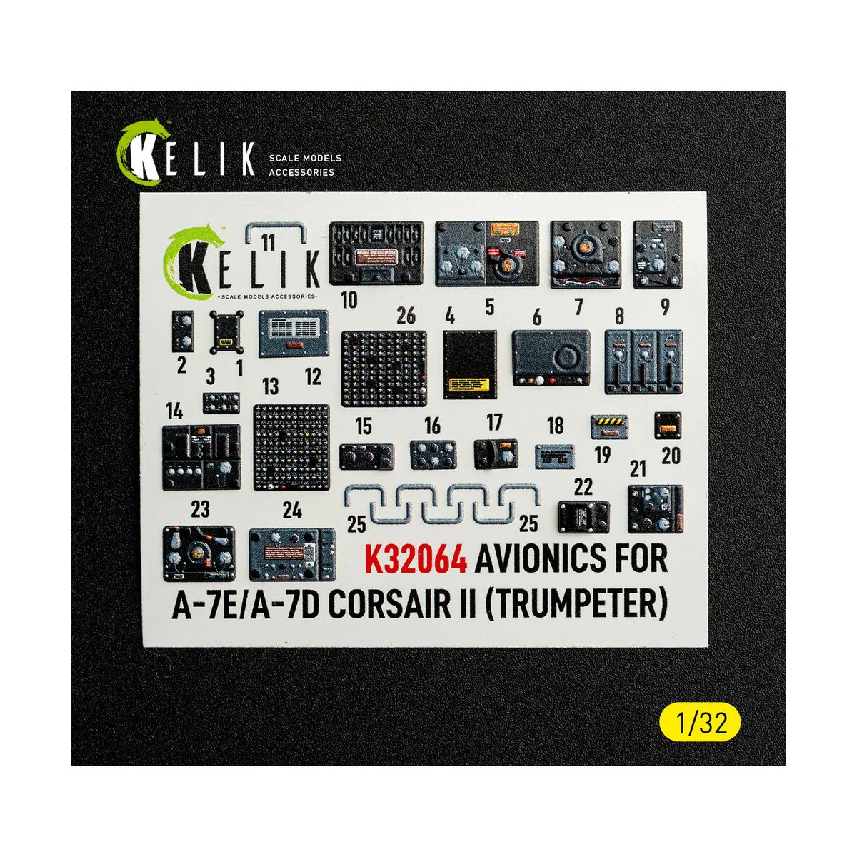 Avionics for A-7E/D CORSAIR II - exterior 3D decals for Trumpeter k...
