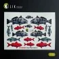 Sea Fish set Type 2 - 3D Decal for dioramas, 1/35 - Kelik KA35004