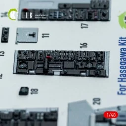 RF-4E - interior 3D decals for Hasegawa kit, 1/48 - Kelik K48146