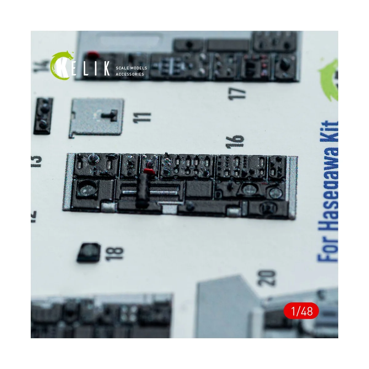 RF-4E - interior 3D decals for Hasegawa kit, 1/48 - Kelik K48146