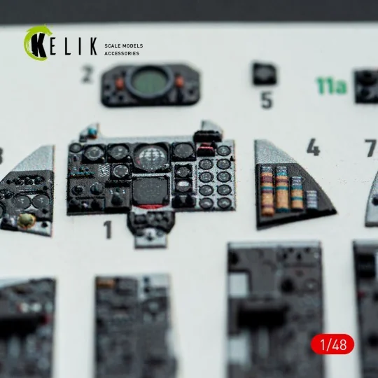 F-4E - interior 3D decals for Hasegawa kit, 1/48 - Kelik K48148 F-4E - interior 3D decals for Hasegawa kit, 1/48 - Kelik K48148