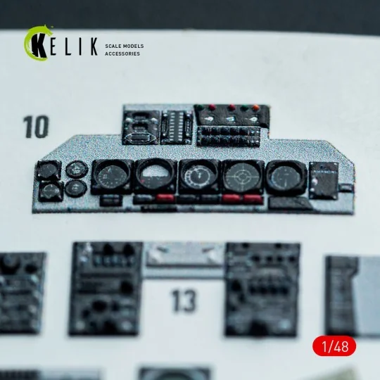 F-4J/S - interior 3D decals for Hasegawa kit, 1/48 - Kelik K48147