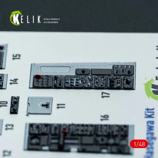 RF-4E - interior 3D decals for Hasegawa kit, 1/48 - Kelik K48146