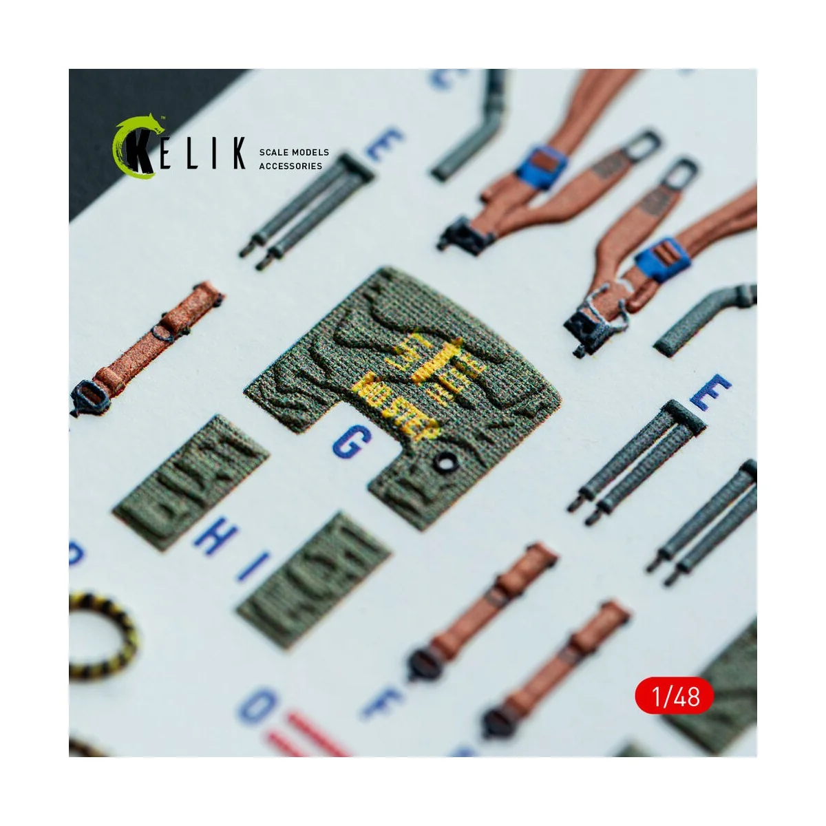 RF-4E - interior 3D decals for Hasegawa kit, 1/48 - Kelik K48146