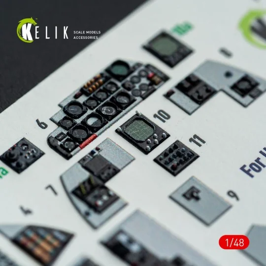 F-4E - interior 3D decals for Hasegawa kit, 1/48 - Kelik K48148 F-4E - interior 3D decals for Hasegawa kit, 1/48 - Kelik K48148