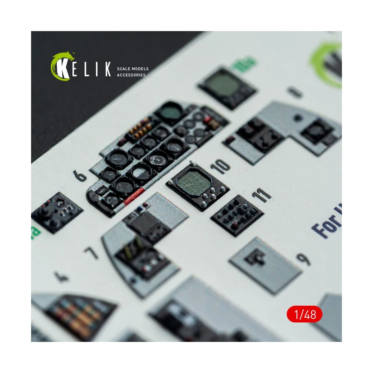 F-4E - interior 3D decals for Hasegawa kit, 1/48 - Kelik K48148 F-4E - interior 3D decals for Hasegawa kit, 1/48 - Kelik K48148