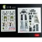 F-4J/S - interior 3D decals for Hasegawa kit, 1/48 - Kelik K48147