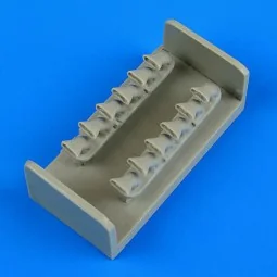 P-40M Kitty Hawk exhaust for Hobby Boss, 1/48 - Quickboost QB48 685