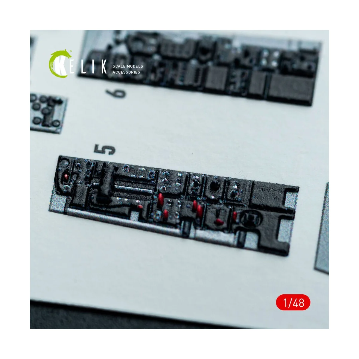 RF-4E - interior 3D decals for Hasegawa kit, 1/48 - Kelik K48146