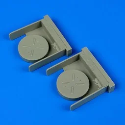 MiG-29A Fulcrum exhaust covers type B, 1/48 - Quickboost QB48 686
