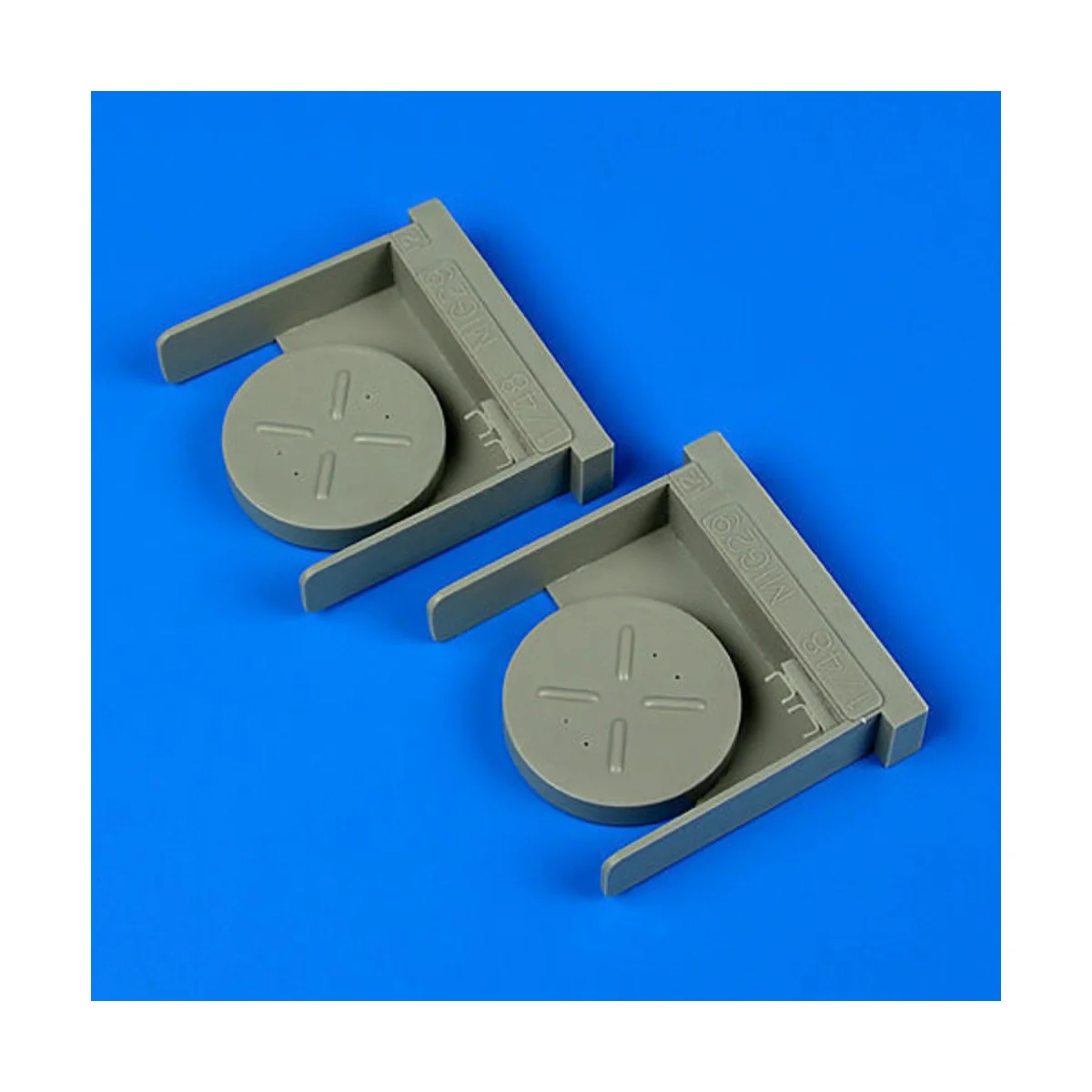 MiG-29A Fulcrum exhaust covers type B, 1/48 - Quickboost QB48 686 MiG-29A Fulcrum exhaust covers type B, 1/48 - Quickboost QB48 686