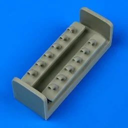 P-40E Kittyhawk exhaust, 1/48 - Quickboost QB48 688