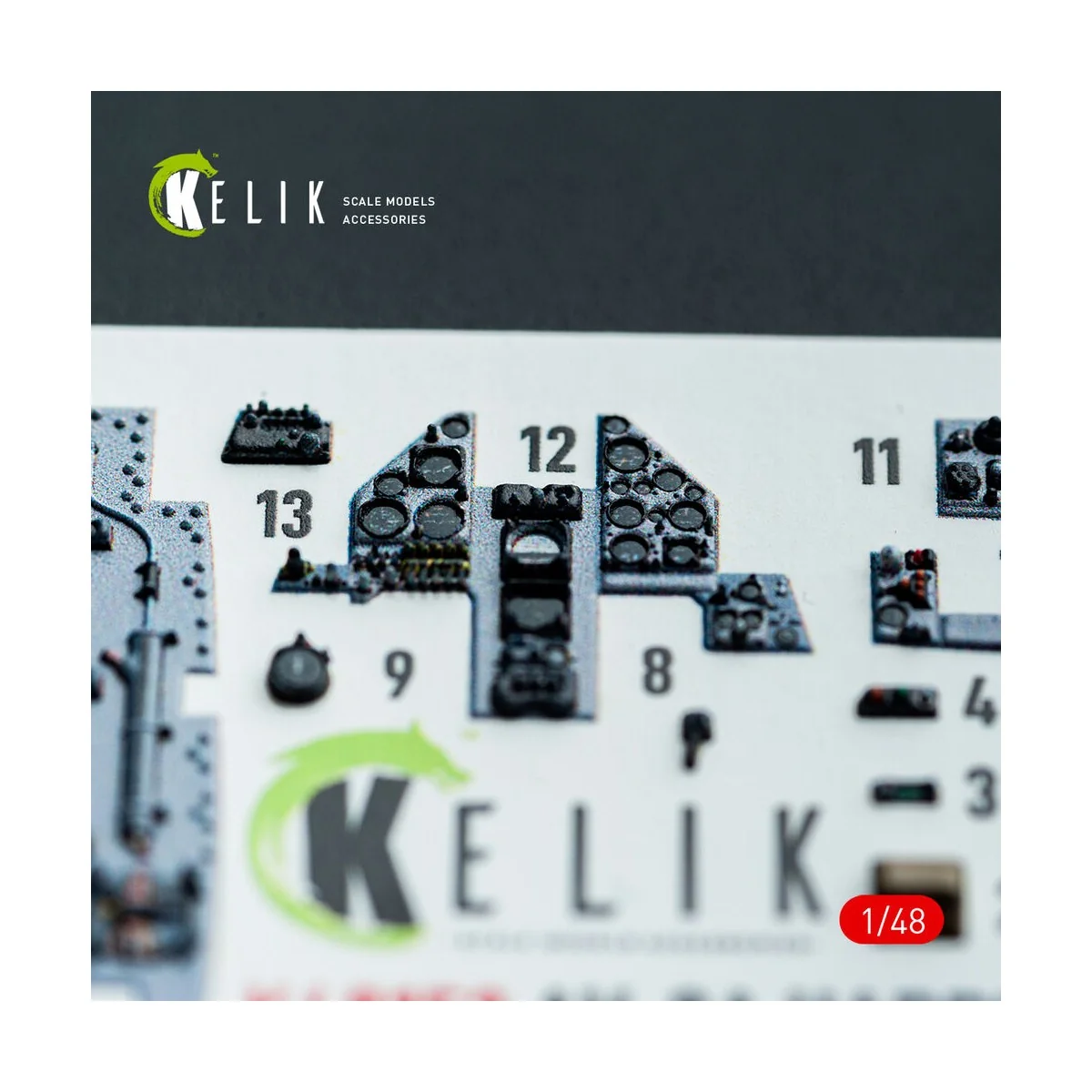 AV-8A HARRIER (Early) - interior 3D decals for Kinetic kit, 1/48 - ...