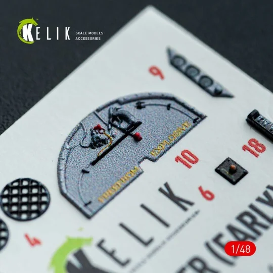 AV-8A HARRIER (Early) - interior 3D decals for Kinetic kit, 1/48 - ...